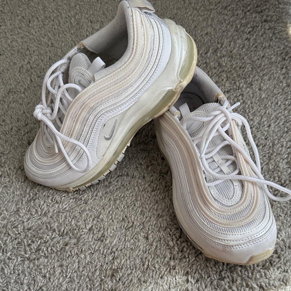 Nike White/Cream Air Max 97 Sneakers